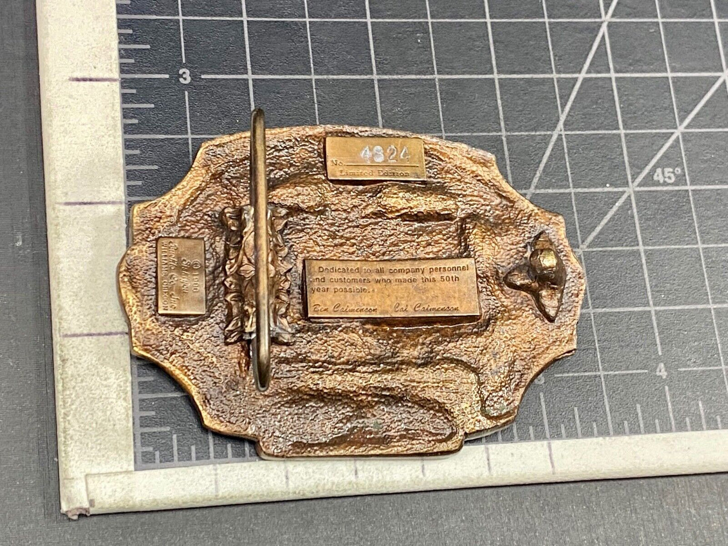 Tisco Tractor Implement Supply Agriculture Farm Farming. 50 Year Belt Buckle