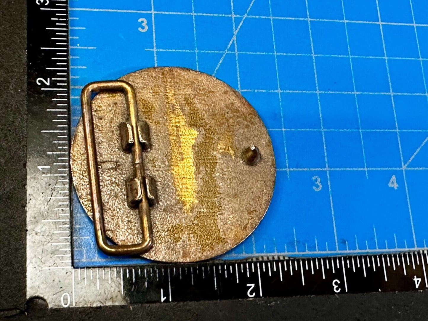 Bell Telephone Lineman Brass Tone Vintage round logo Belt Buckle