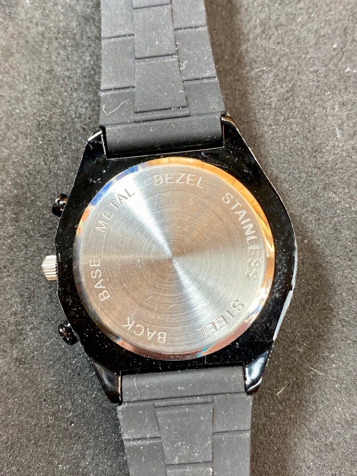 Black Band Rhinestone Accented Women's Sophie Watch - Fresh Battery