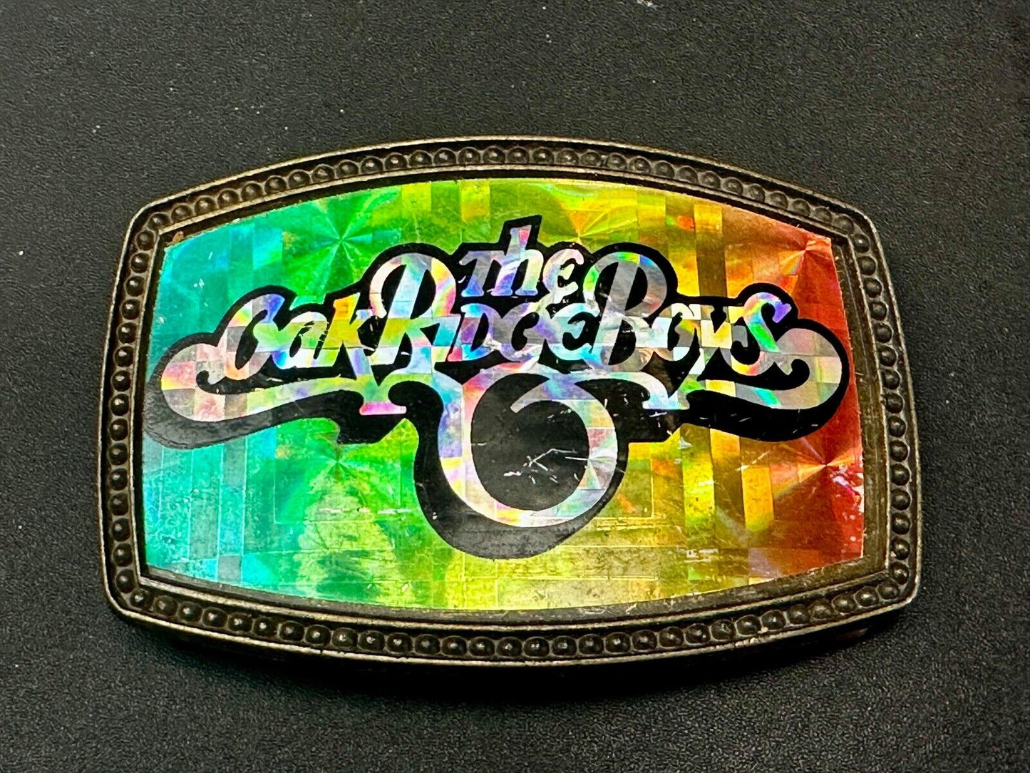 The Oak Ridge Boys - Music Band - Vintage Holographic Prism style Belt Buckle