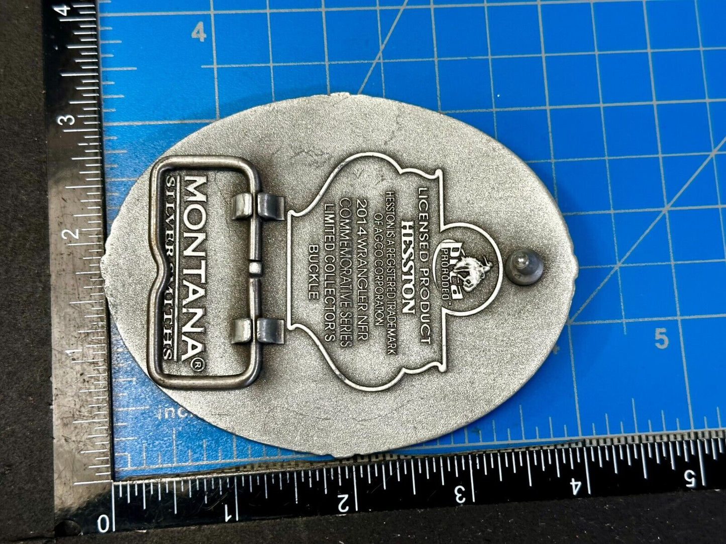 2014 National Finals Rodeo NFR Rodeo NOS Montana Silversmiths Belt Buckle