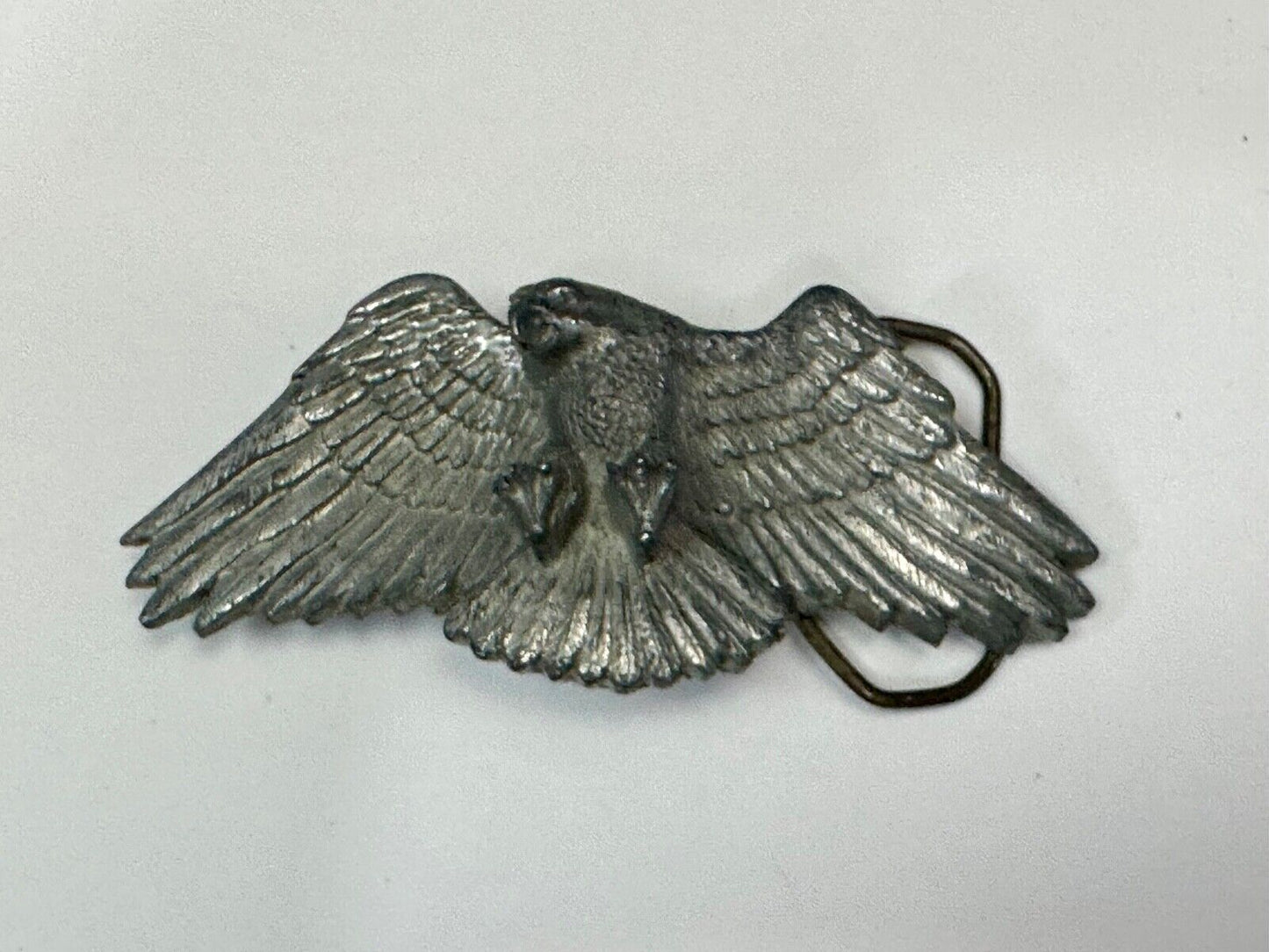 Vintage Figural Eagle Patriotic American USA Great American belt buckle Co