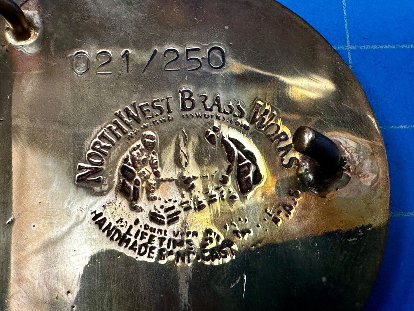 The American Association Woodturners AAW Commemorative Vintage 1986 Belt Buckle