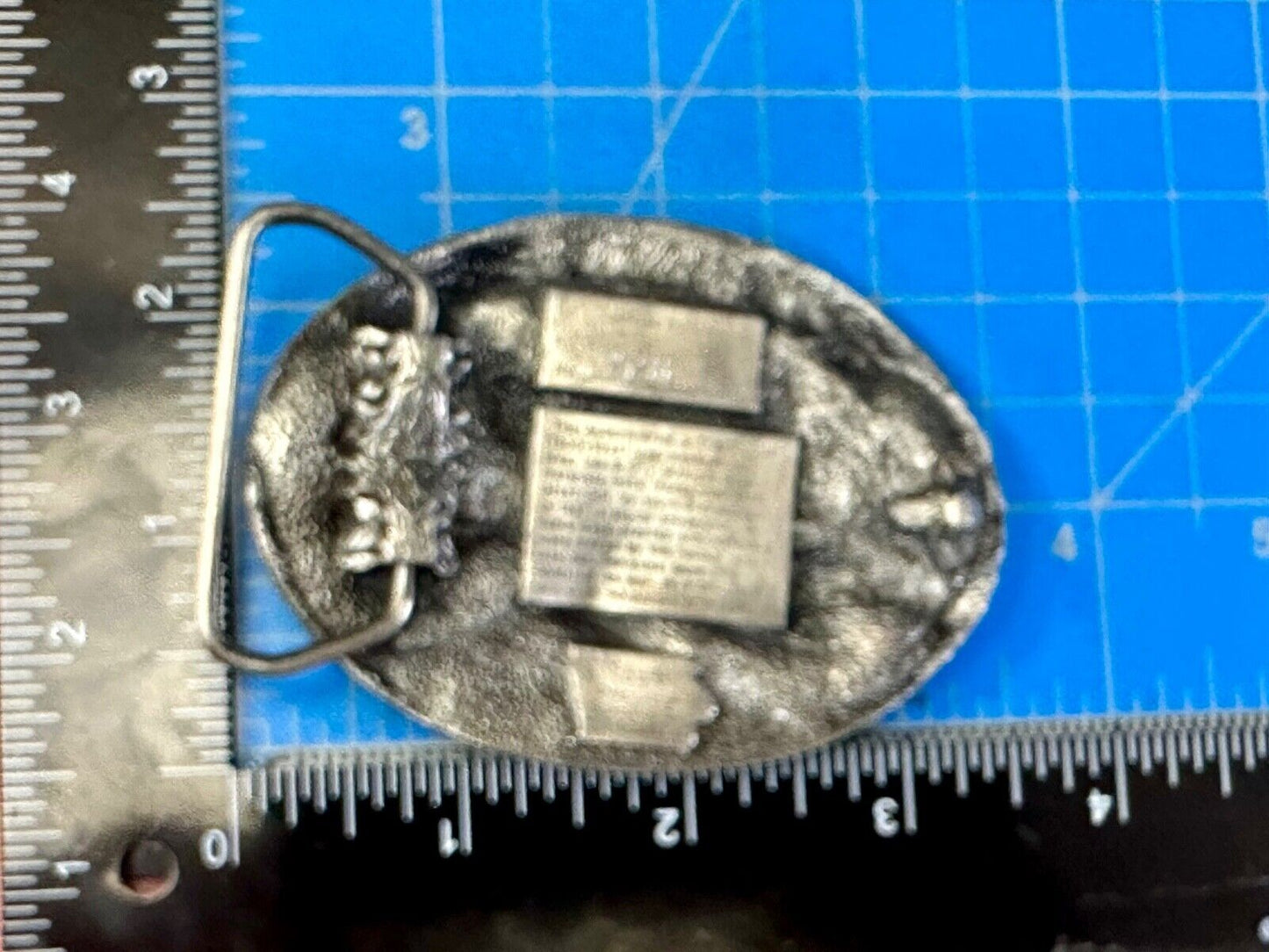 AUBURN IOWA 1887 CENTENNIAL CELEBRATION VINTAGE BELT BUCKLE