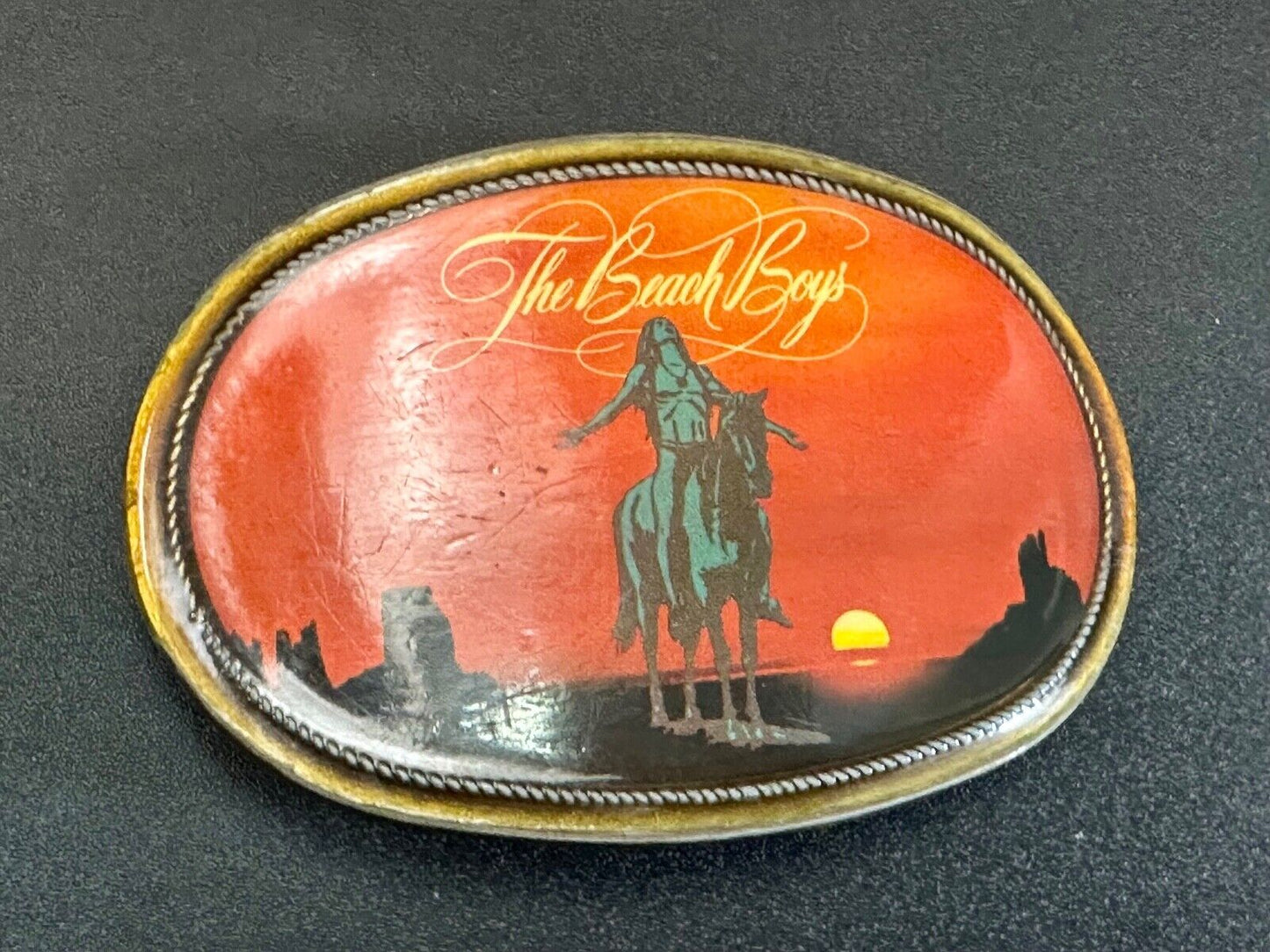 The Beach Boys, Endless Summer RARE Band Music Vintage 1976 Pacifica belt buckle