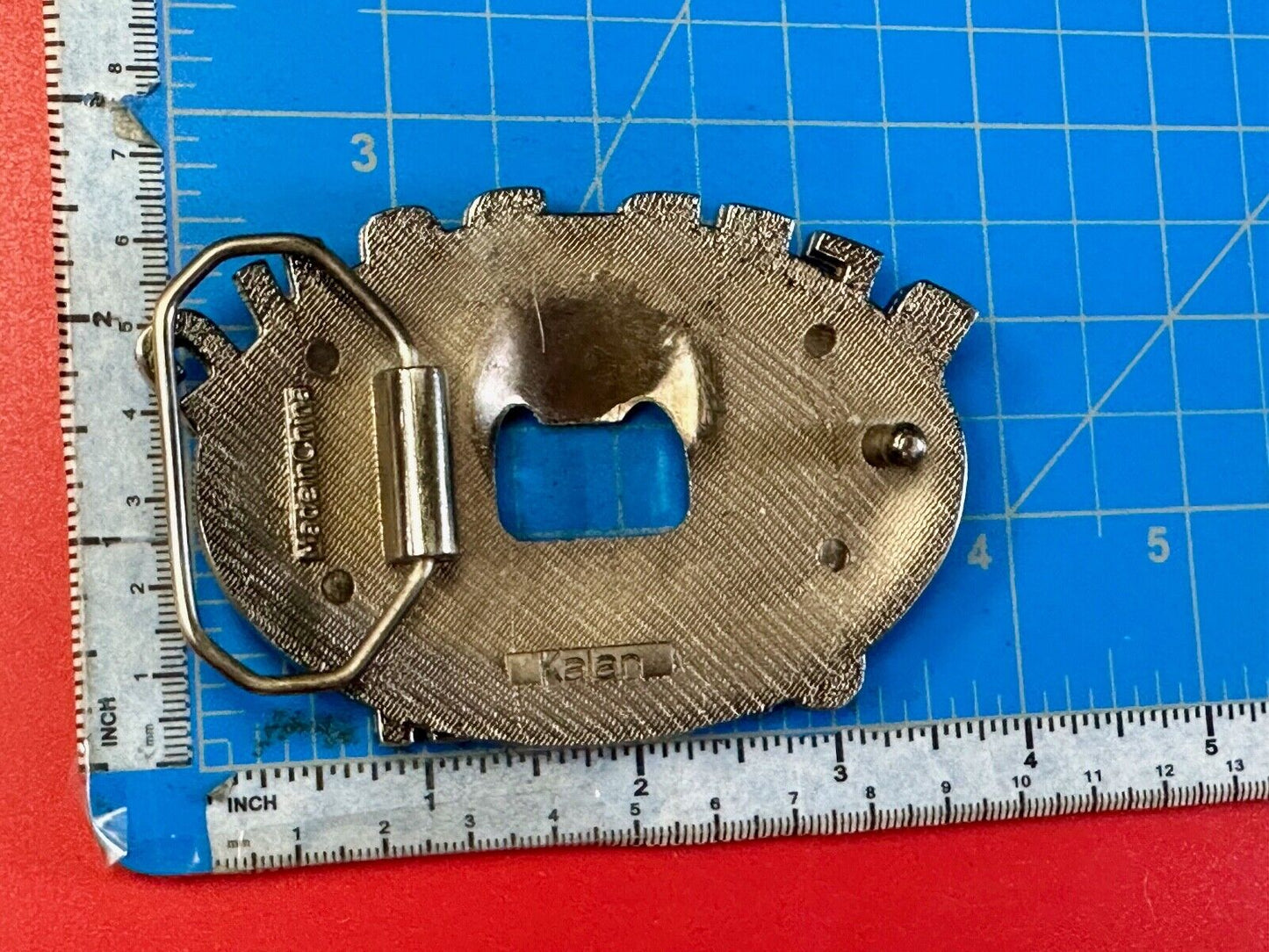 vintage beer pong champ novelty belt buckle and bottle opener by Kalan