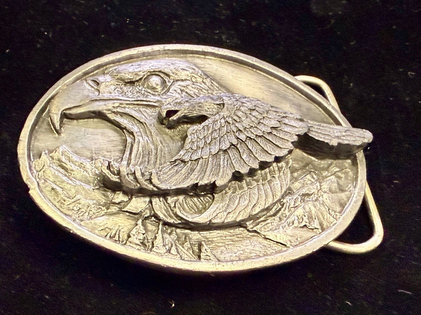 The Eagle & the Hawk Flying John Denver Vintage 1988 Siskiyou Belt Buckle