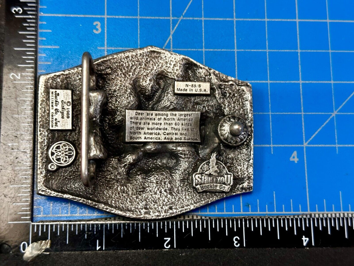 Belt Buckle Deer
