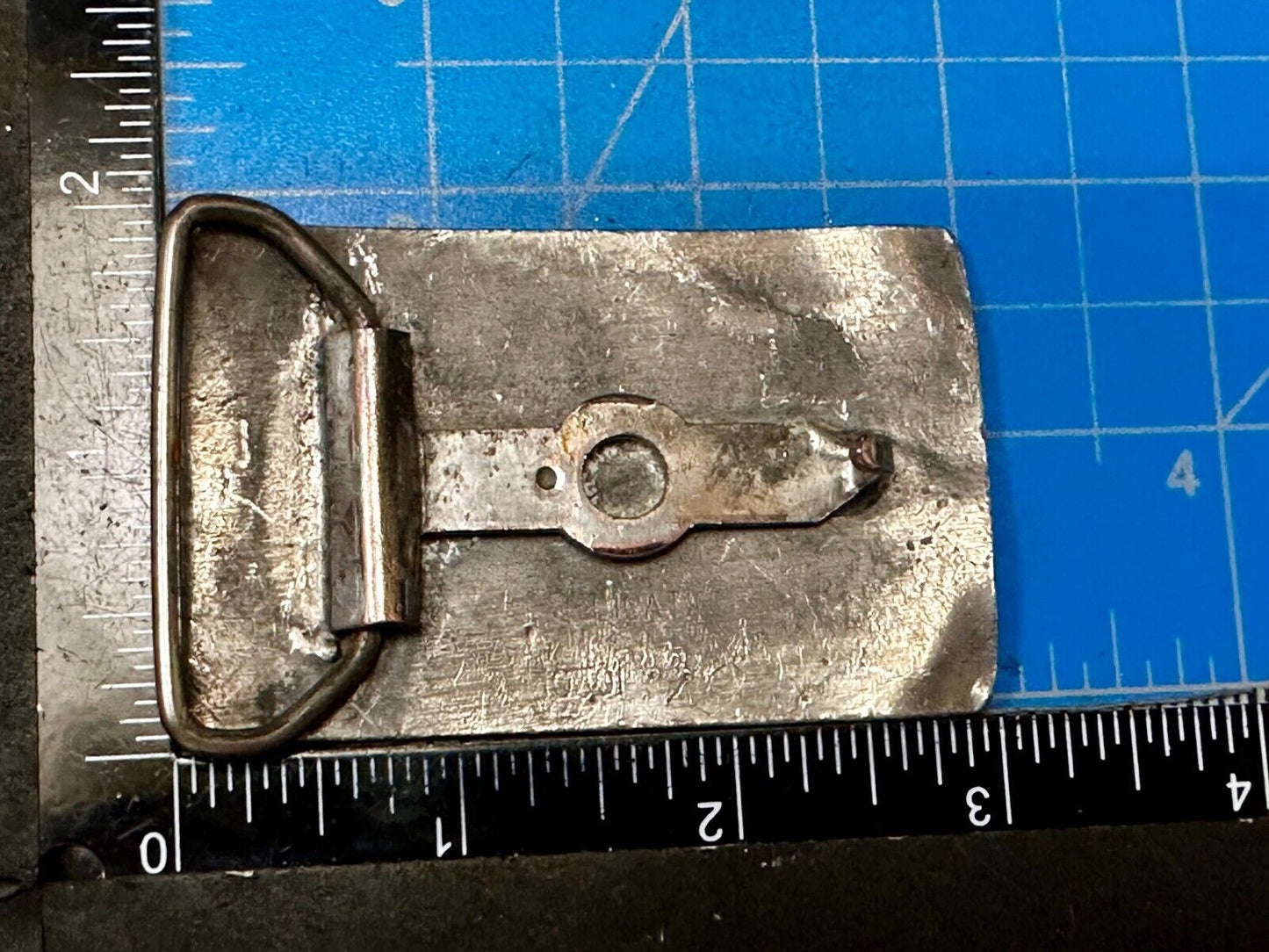 3 Cent Honest Abe Lincoln Stamp Collectors USA Patriotic Pewter Belt Buckle