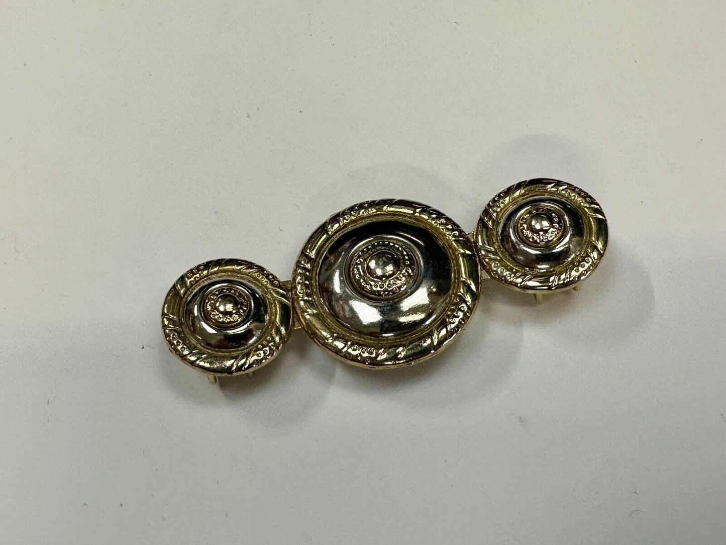 Vintage Circle Disc Theme Two-piece interlocking Three piece belt buckle