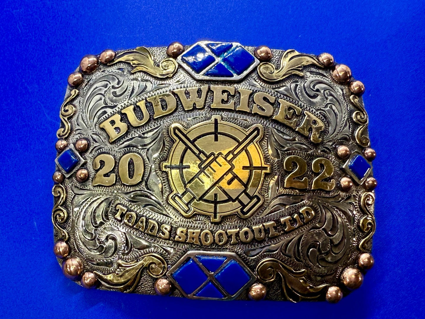 2022 Budweiser Toads Shootout TID 2ND to None NASCAR Trophy Belt Buckle
