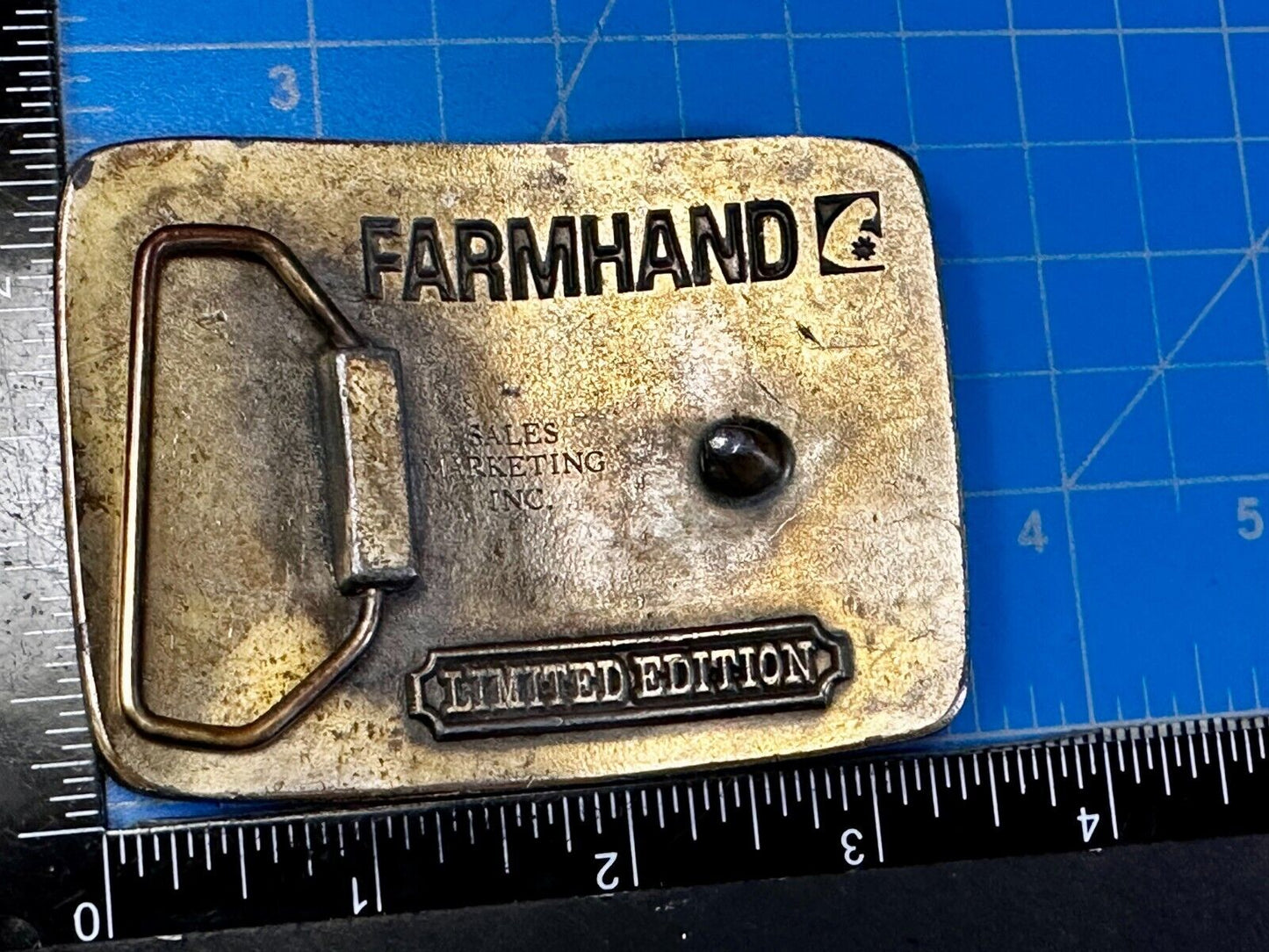 Agriculture America's Lifeline Farming Farmers -Lady Liberty Limited Belt Buckle