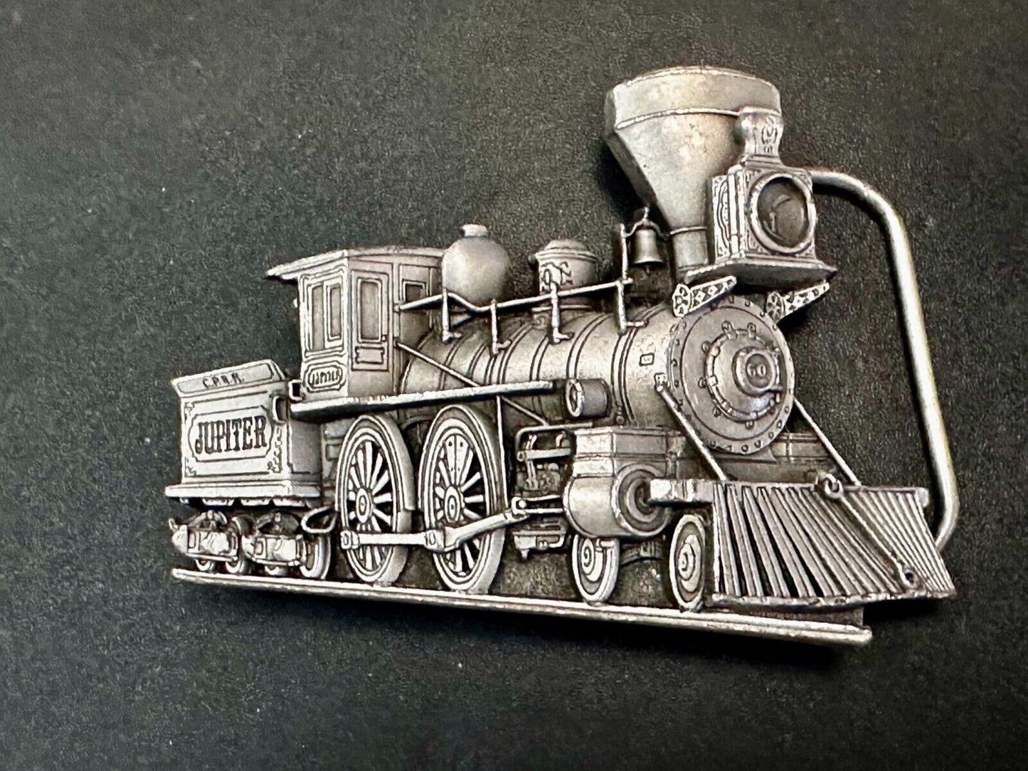 Train Locomotive Steam Engine RailRoad 1986 Great American Products Belt Buckle