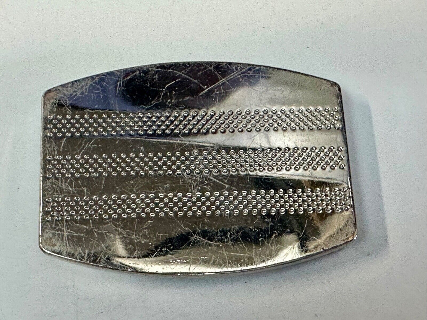 Vintage Adidas Lethal Silver Belt Buckle