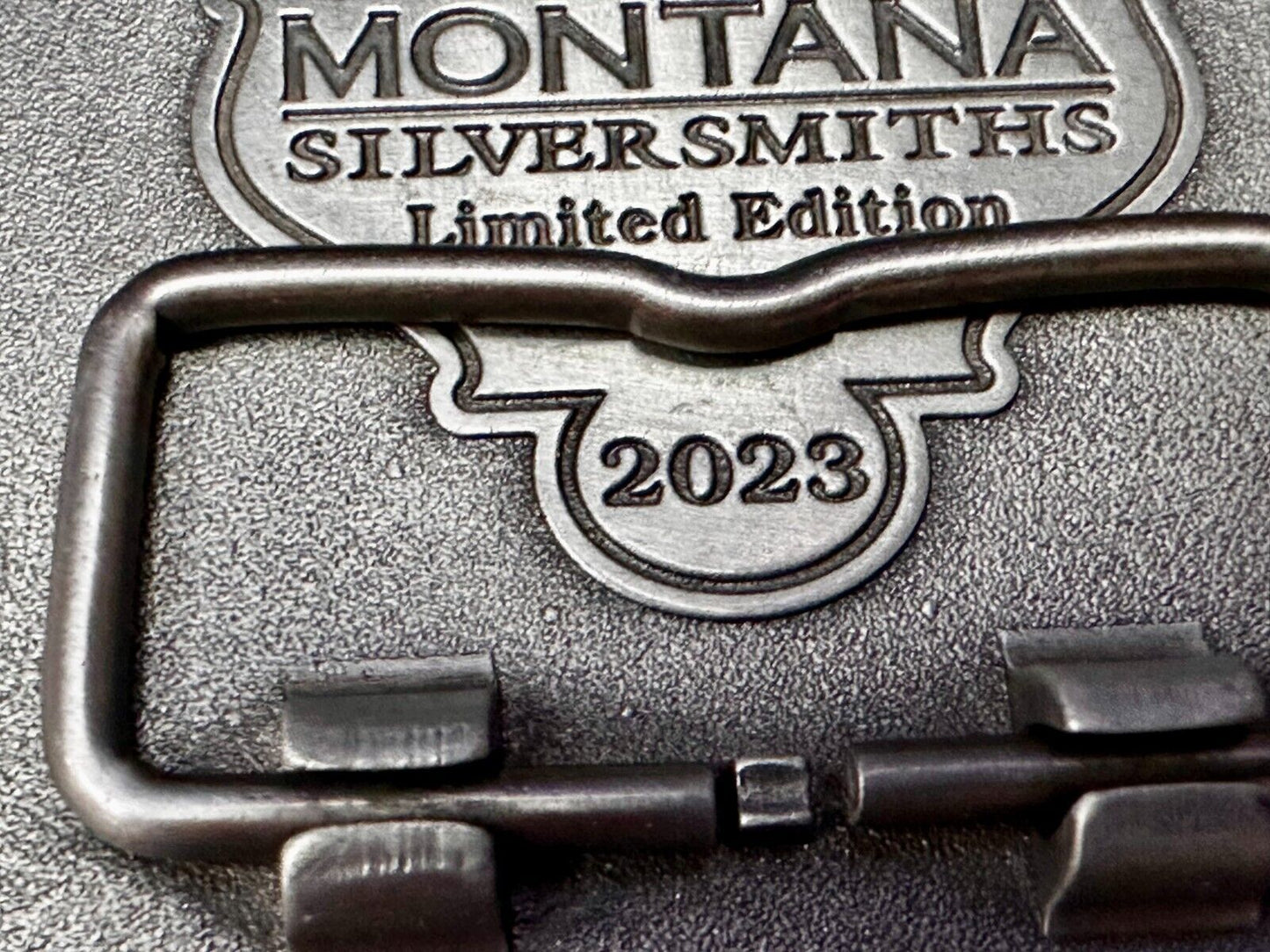2023 Pendleton Whiskey Let'er Buck Rodeo Cowboy Montana Silversmiths Belt Buckle