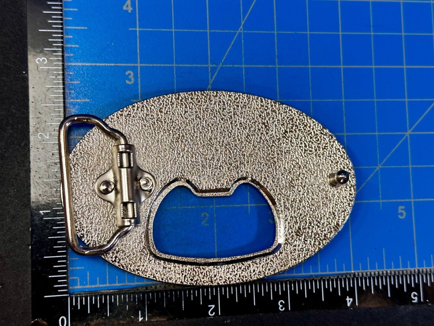Barxa Muxa with Flying Bee Hornet Design Belt Buckle with Bottle Opener