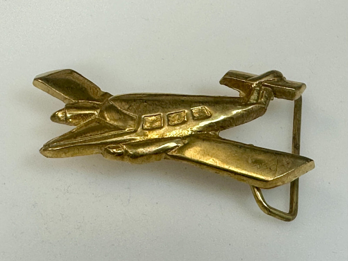 Beechcraft King AirPlane Aircraft Figural Private Pilot Cessna Belt Buckle