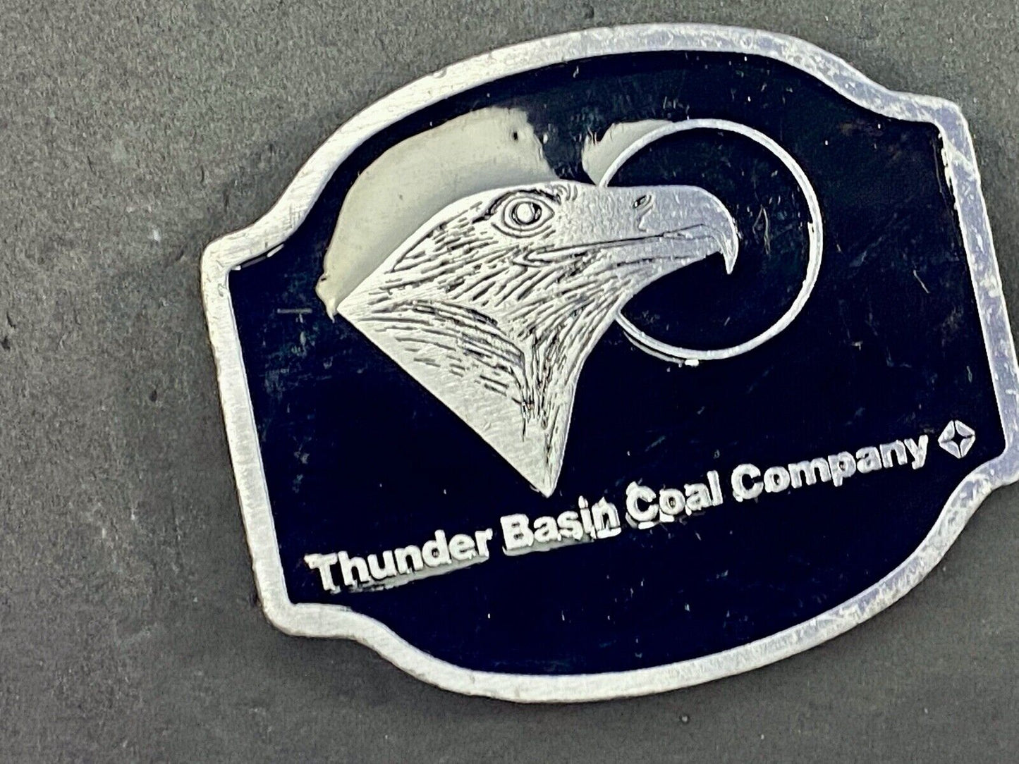 Thunder Basin Coal Company Black and silver color Belt buckle