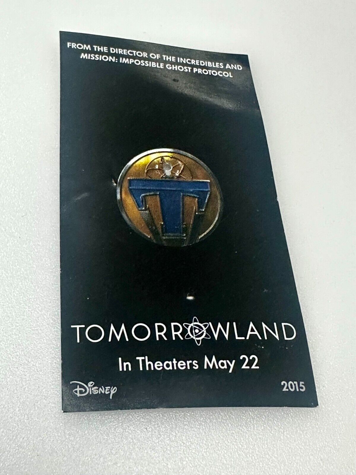 Tomorrowland Theater Promo Pin 2015 Disney Regal Entertainment Group