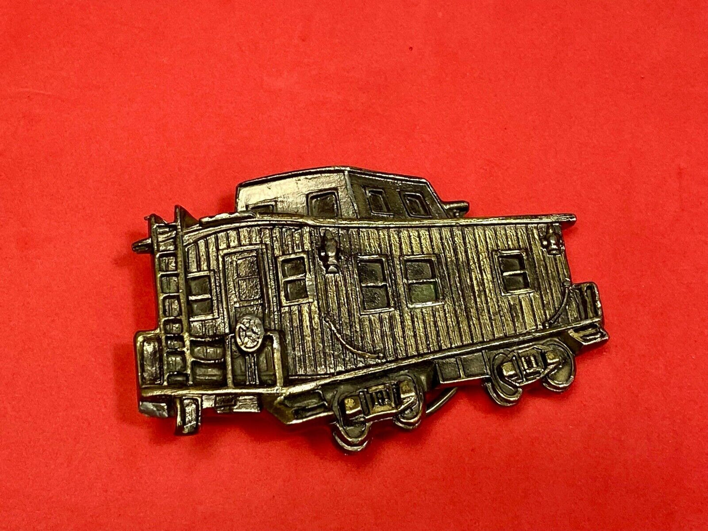 Vintage 1979 Train Caboose Cut Out - Collectors - Great American Belt Buckle Co