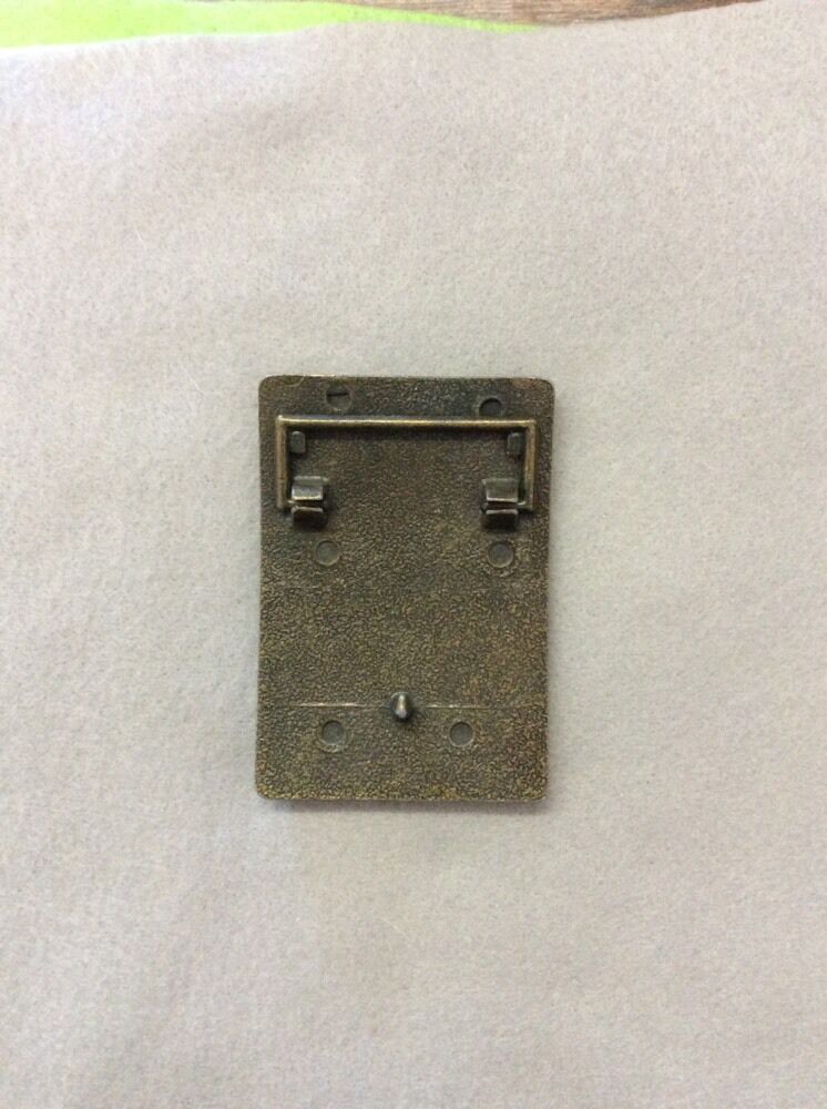 VINTAGE AMERICA'S BICENTENNIAL LEATHER BELT BUCKLE