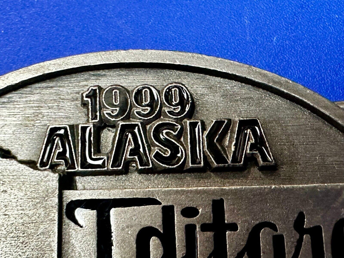 1999 Alaska Iditarod Commemorative Belt Buckle by Siskiyou