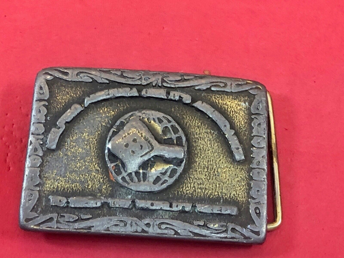 Vintage CD Hit industry company promotional belt buckle