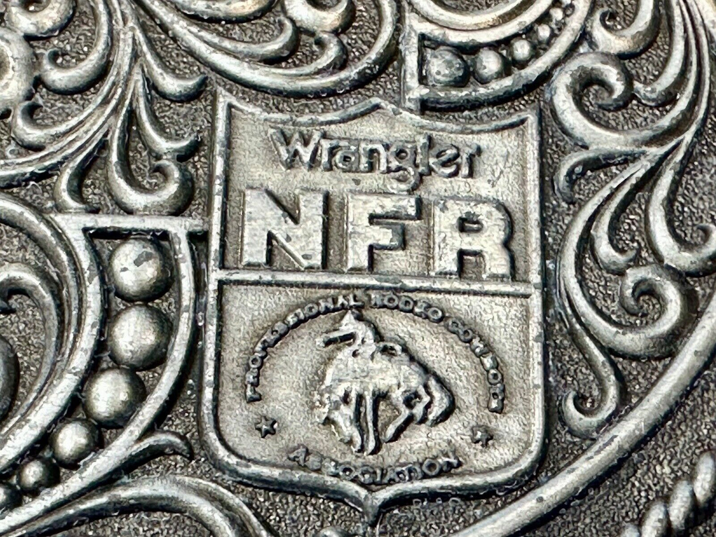 2014 Hesston National Finals Rodeo NFR Collector Montana Silversmiths Buckle