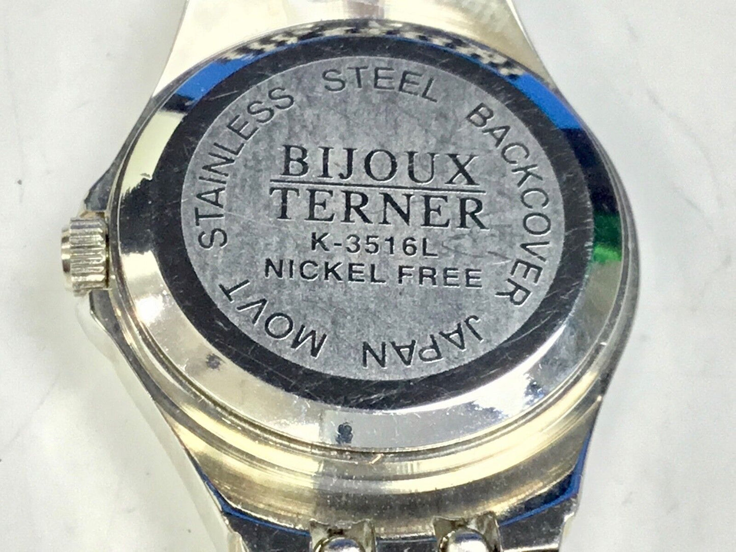 Bijoux Terner K-3516L Silver Tone Women’s Watch Working Well!