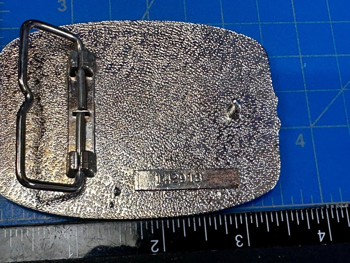 American Eagle commemorative 24K gold & silver plated belt buckle w/ COA