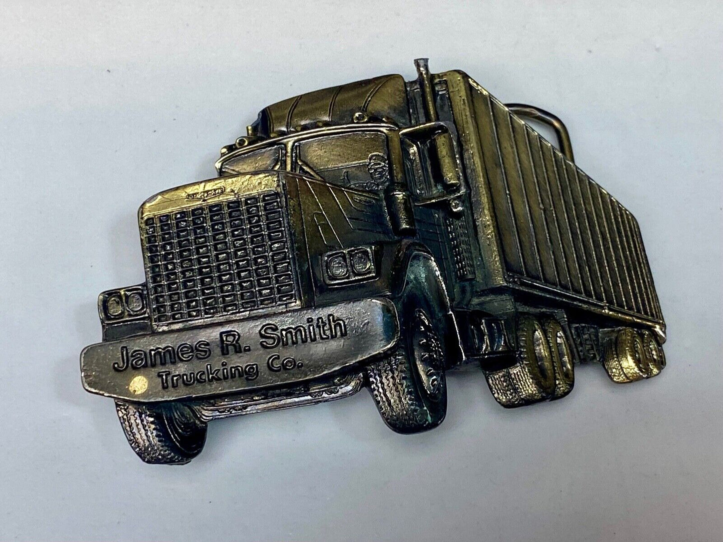 Vintage 1990 Semi Big Rig Truck Long Haulers Great American Belt Buckle Co