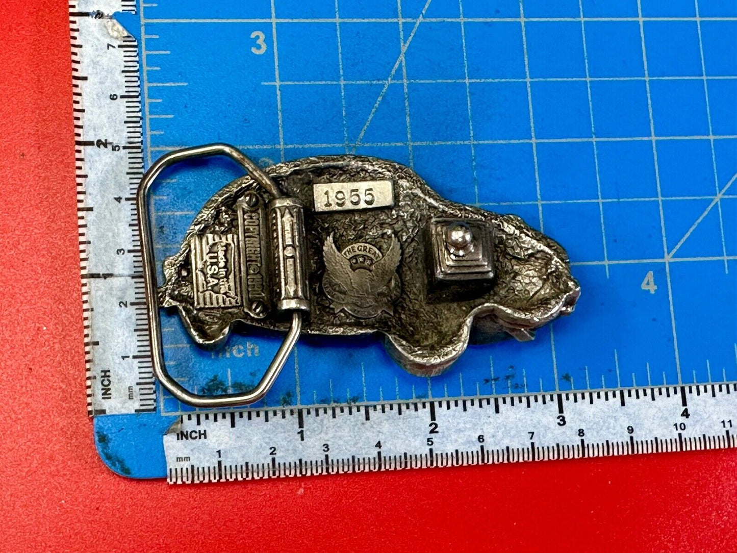 1990 VW Volkswagen Bug Car Auto Collectors Dealers Great American belt buckle Co