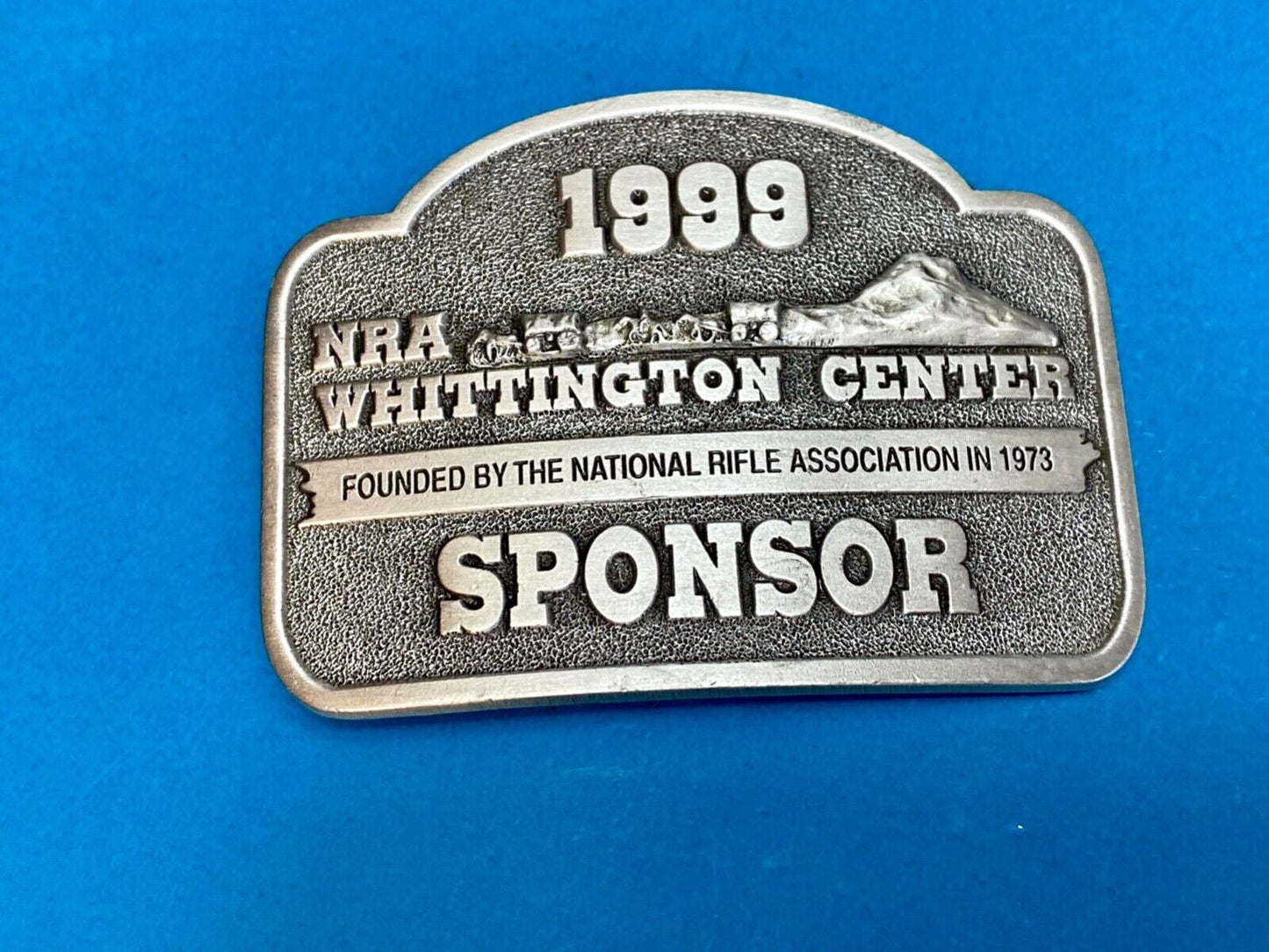 1999 NRA Whittington Center National Rifle Associon Sponsor belt buckle