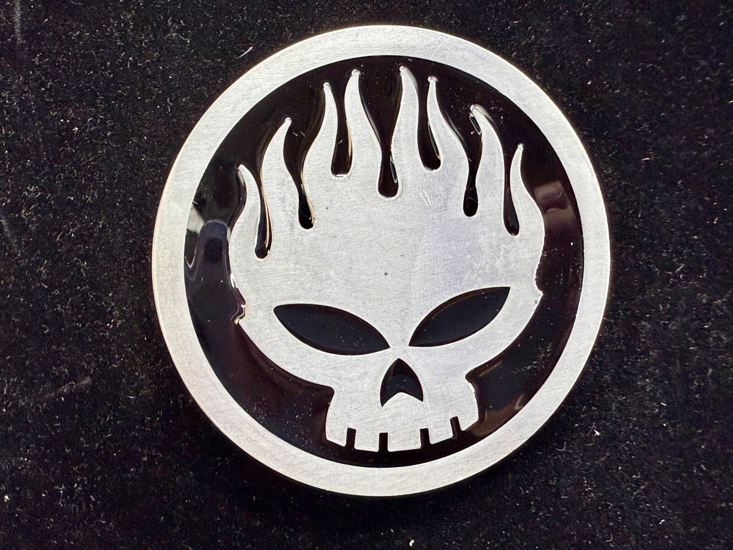 The Offspring Manic Subsidal Skull Album Tour Punk Rock Band Belt Buckle