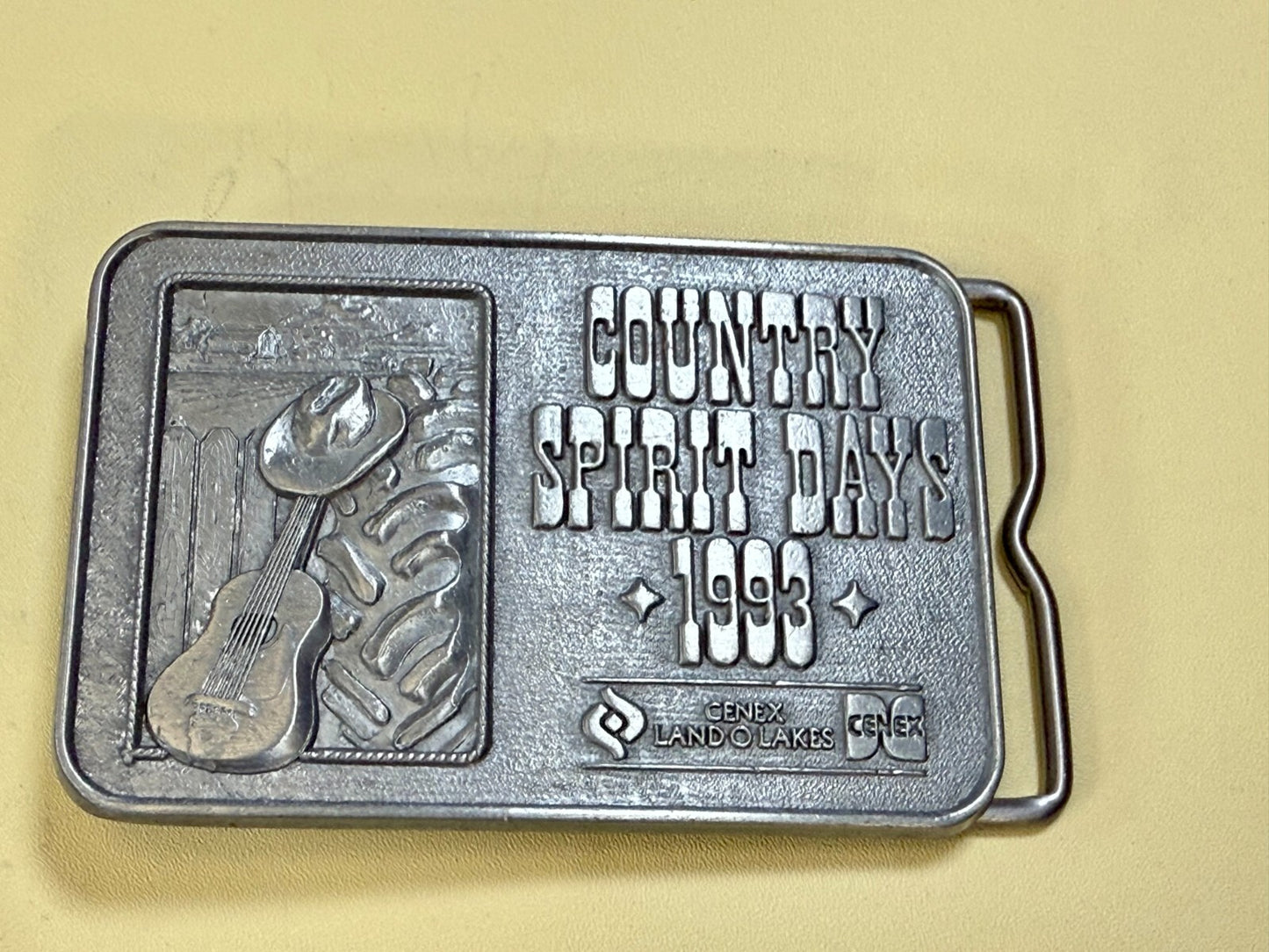 1993 Cenex Land O Lakes Country Spirit Days Commemorative Belt Buckle