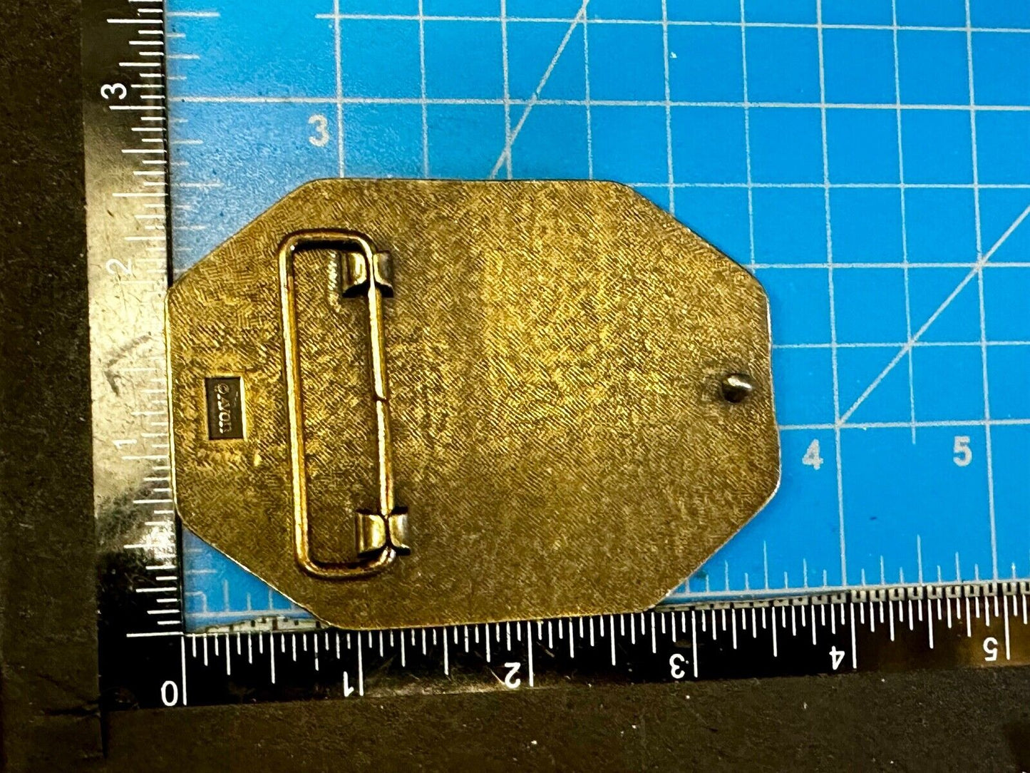 Avon Steam Locomotive Belt Buckle Vintage Collectors RR Railroad Trains Car