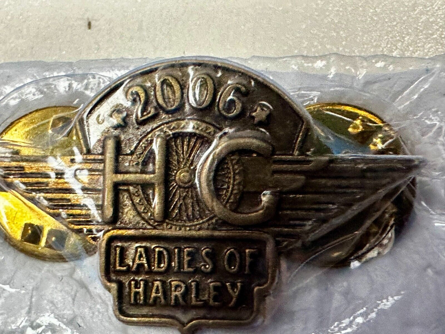 2006 NOS Ladies of Harley Davidson Owners Group HOG NOS Pin for Jacket or Vest