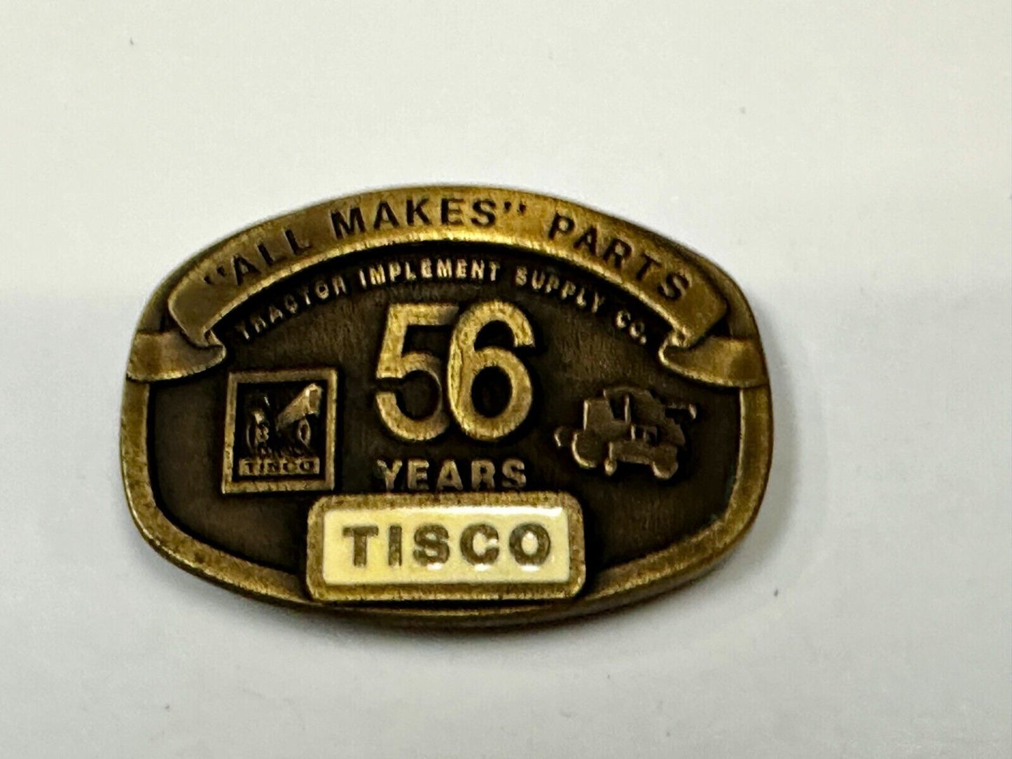 56 Years TISCO Tractor Implement Supply company NOS Belt Buckle by Speccast