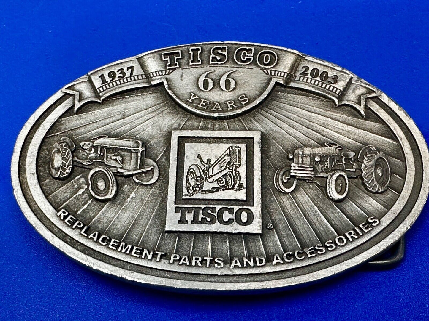 TISCO Tractor Implement Supply Replacement Parts 66 years, 2003 Belt Buckle