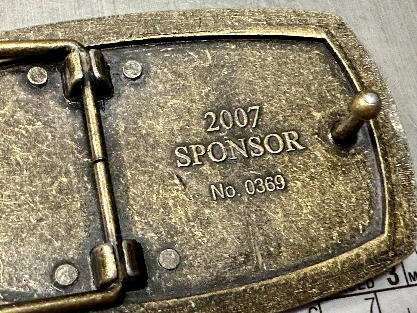 The Veterans Disabled for life Memorial - Their Courage Endures Belt Buckle