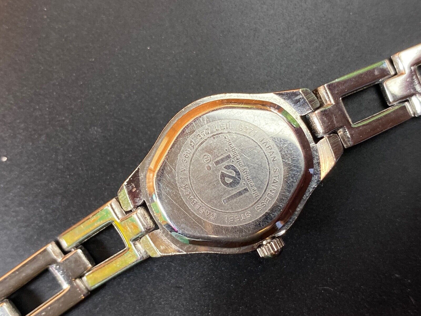 Beautiful silver tone LEI women's watch - new battery, working well!