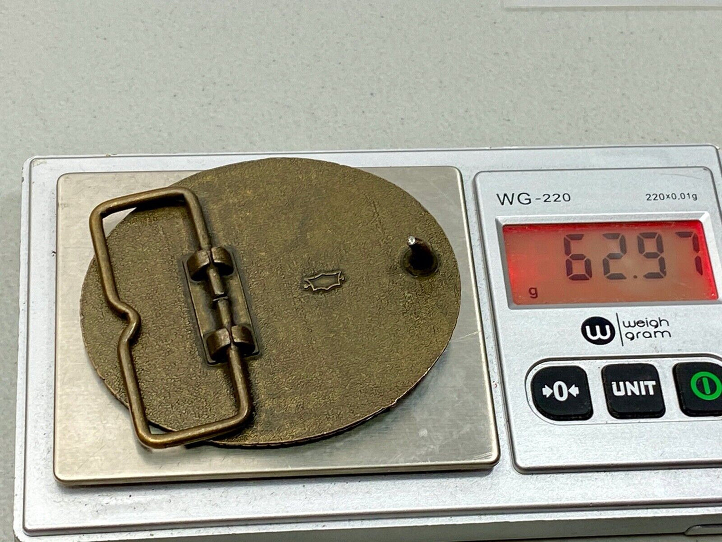 VINTAGE 1970s **SMITH-GRUNER SII MINING EQUIPMENT COMPANY** BELT BUCKLE