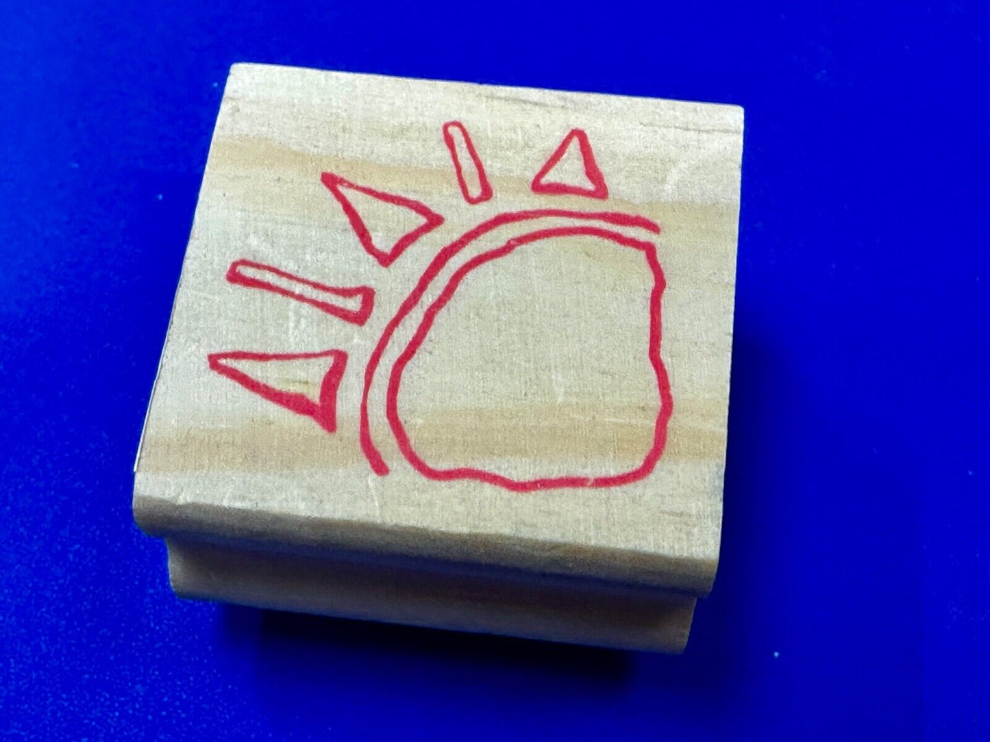 Bear Animal Paw Print - NOS 1.5" Rubber Stamp for Crafting and Card Making
