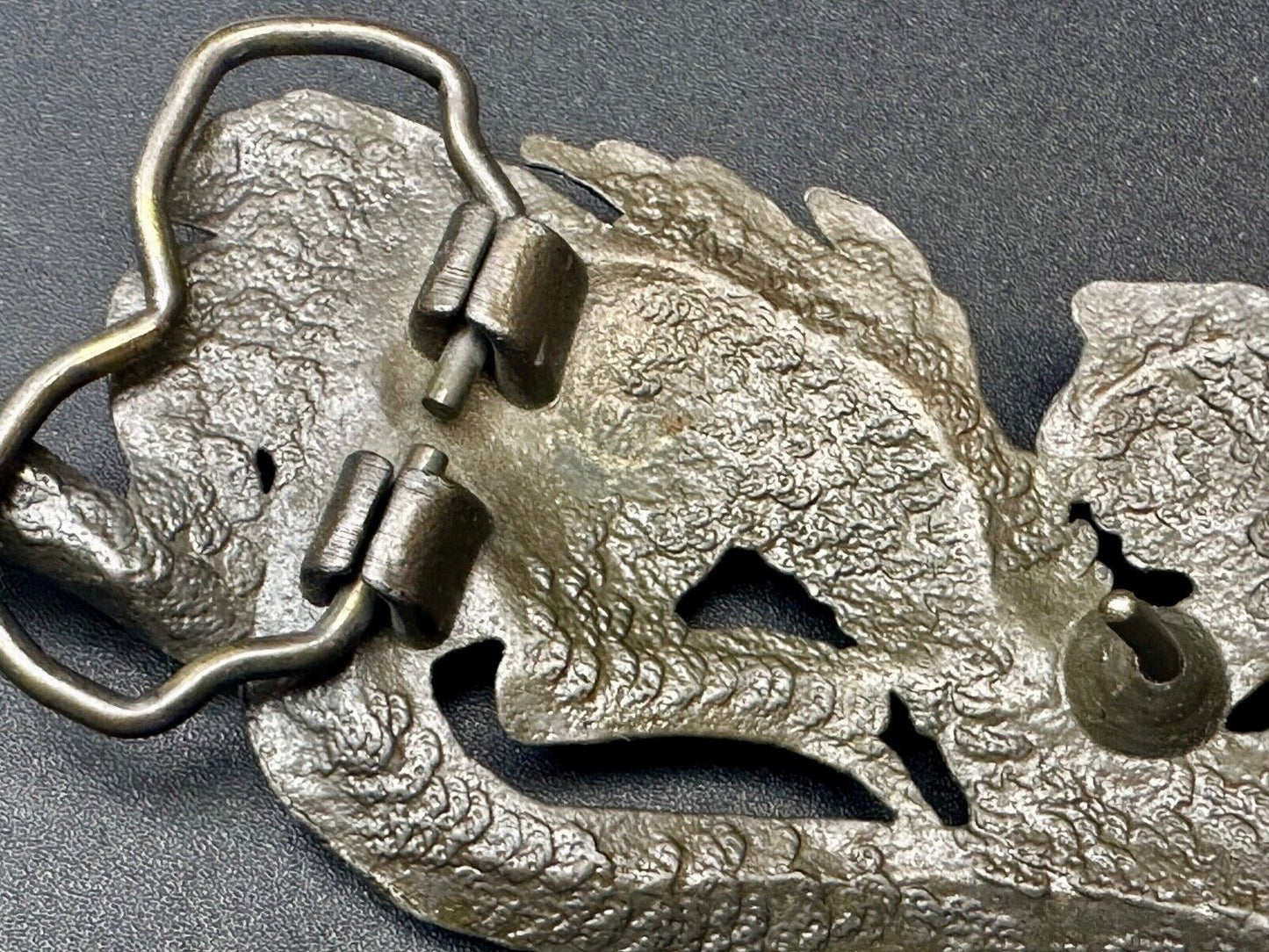 Vintage Chinese Dragon Vintage artisan? Large Oversized Belt Buckle