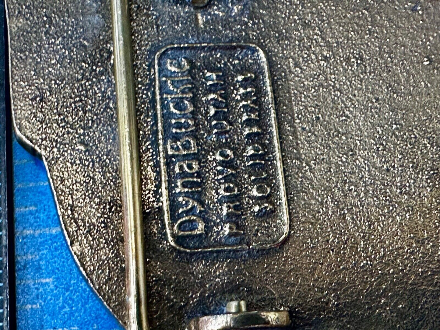 BECHTEL Engineering Construction Company Add Promo Dynabuckle Brass Belt Buckle