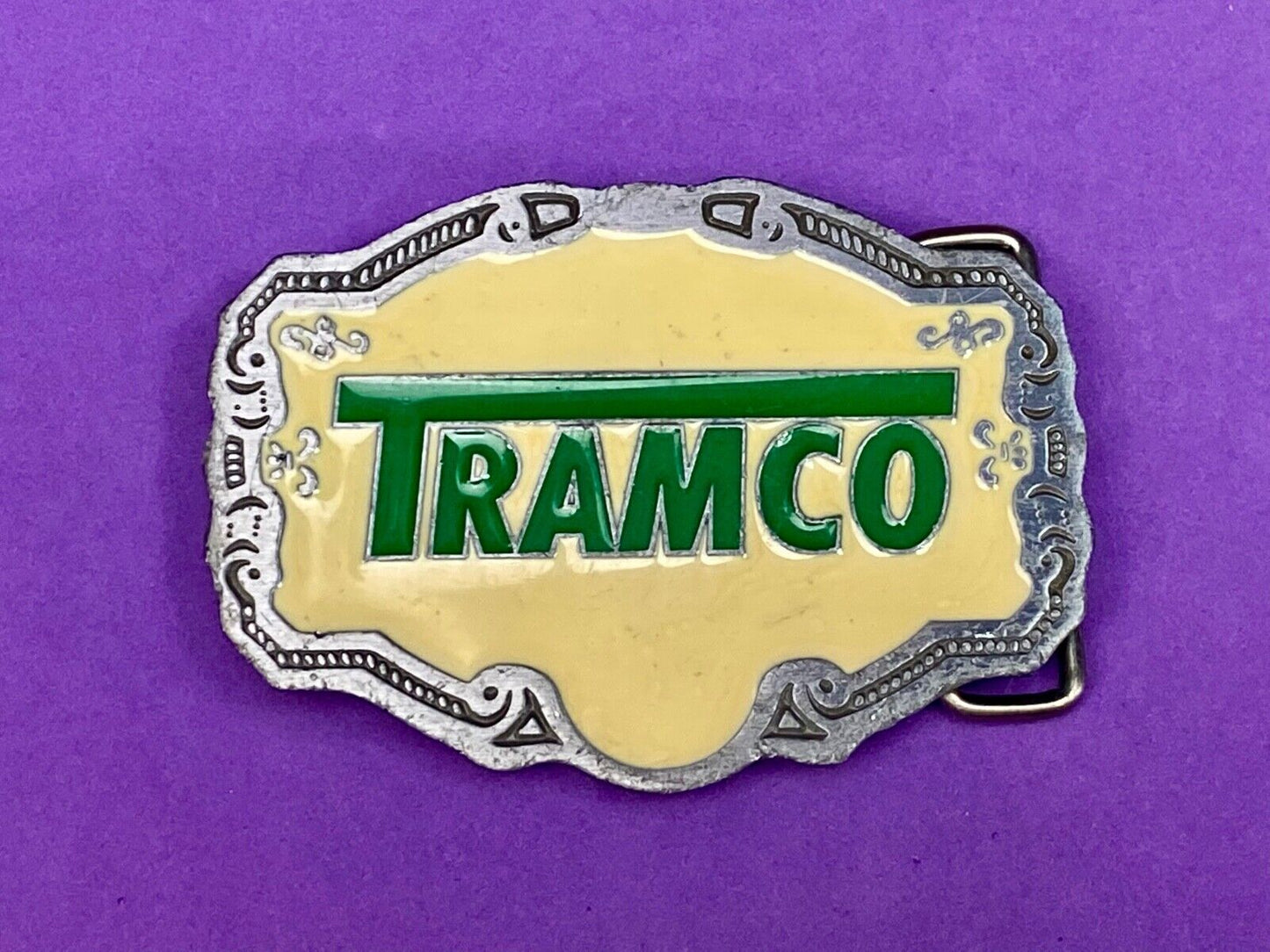 Tramco Company Western Enameled Heavy Equipment Company Kansas Belt Buckle