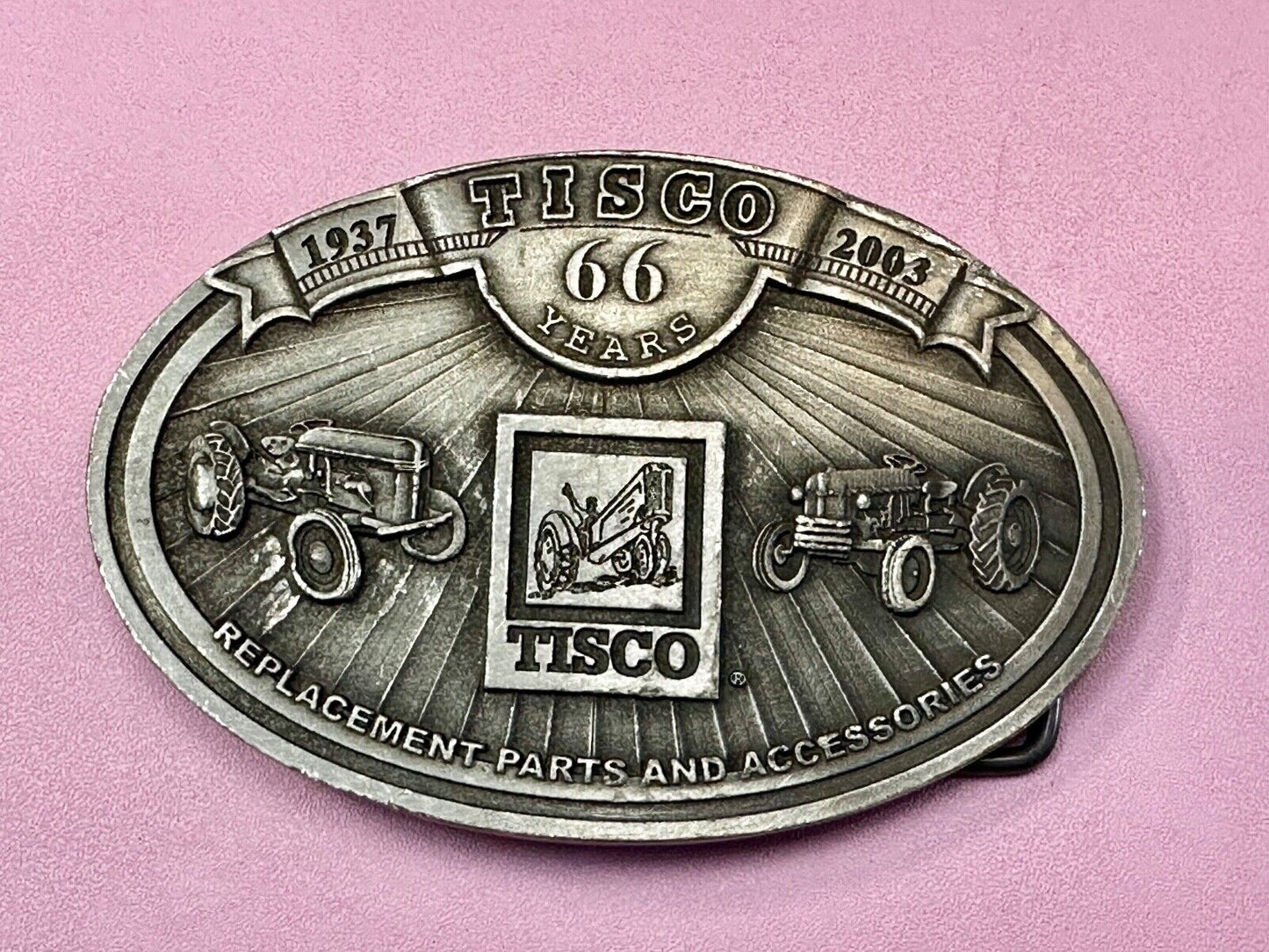 TISCO Tractor Implement Supply Replacement Parts 66 years, 2003 Belt Buckle