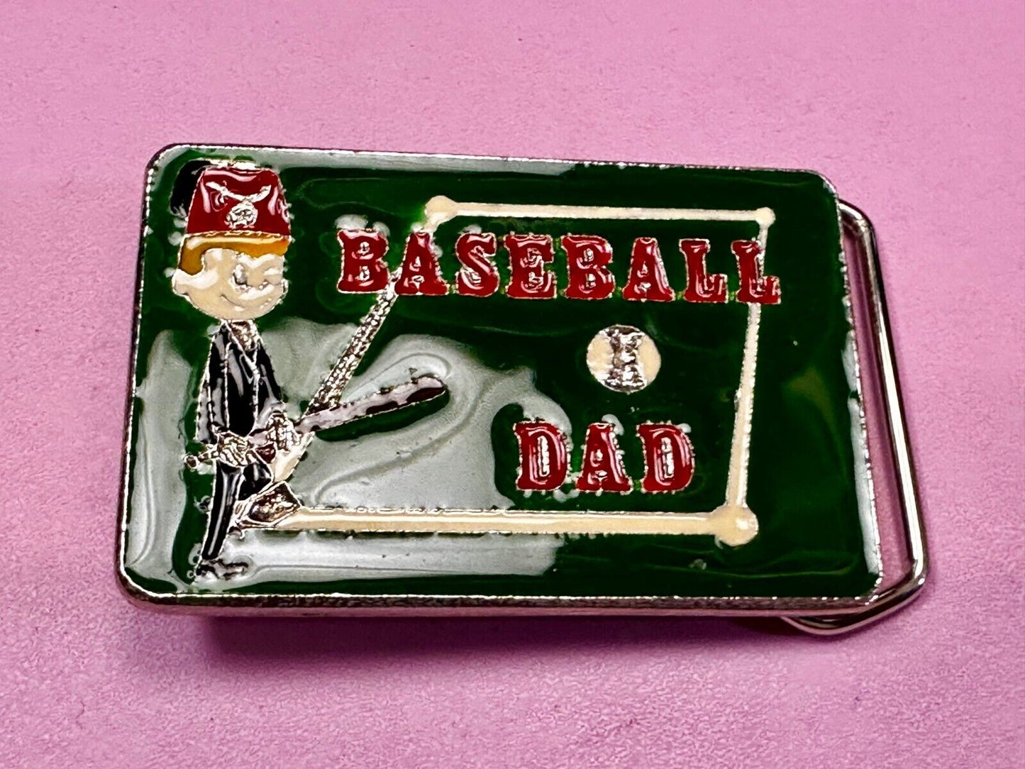 Baseball Dad - Ultimate Sports Fathers Day Perfect Gift Belt Buckle by Sabbar