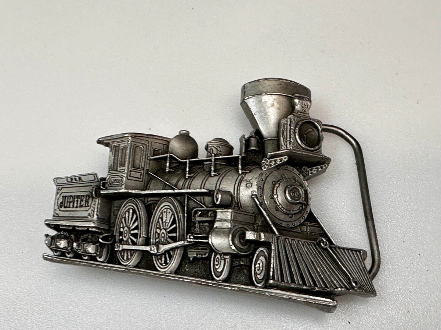 Train Locomotive Steam Engine RailRoad 1986 Great American Products Belt Buckle