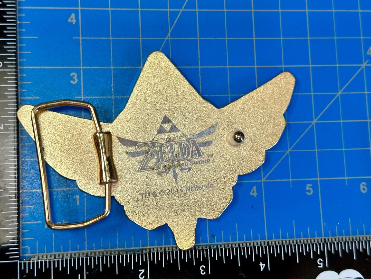 The Legend Of Zelda Black Golden Crest Triforce Nintendo 2014 Belt Buckle
